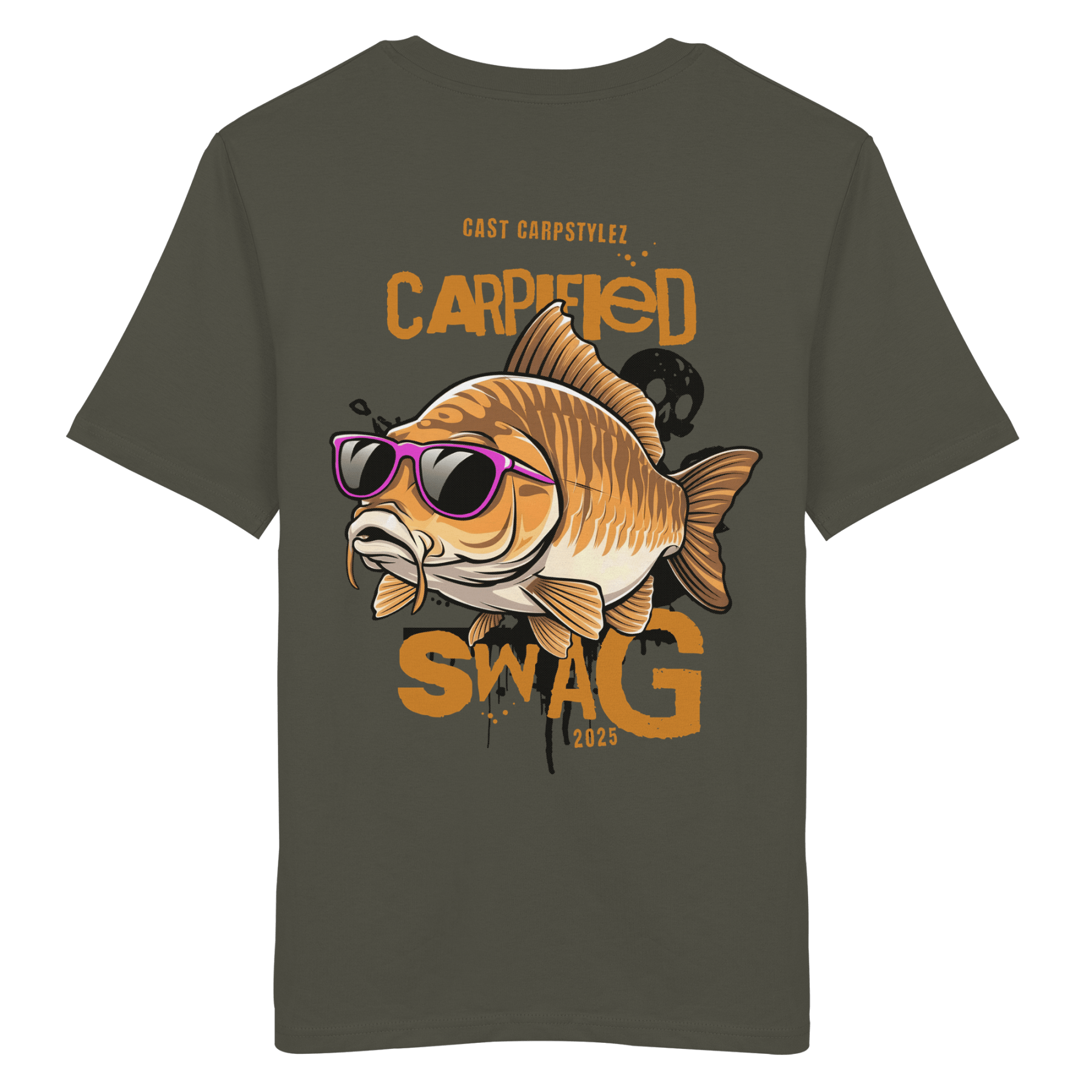 Karpfen Angeln mit CARPIFIED SWAG Prime T-Shirt - CAST carpstylez