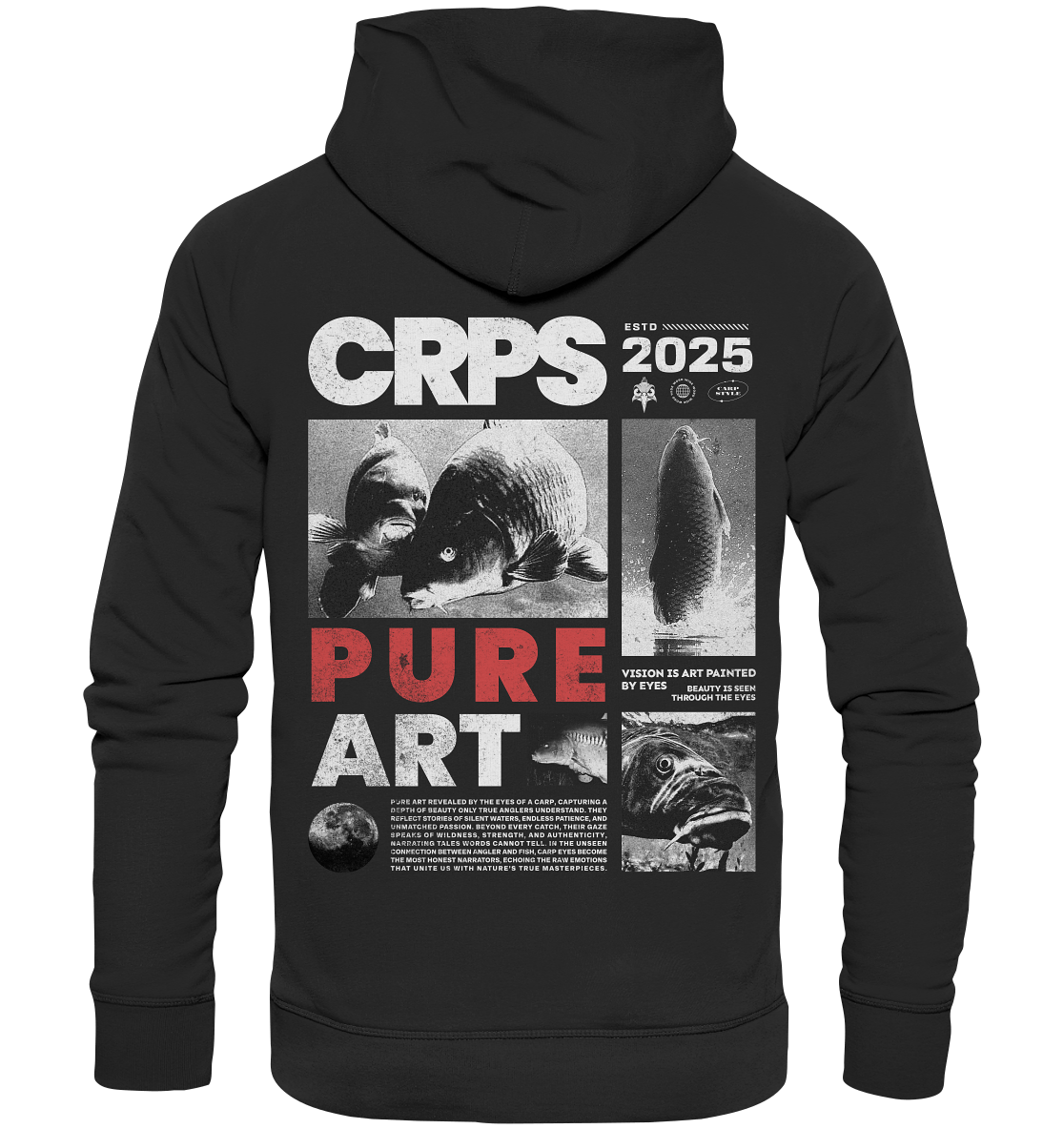 Karpfen Angeln mit CRPS PURE ART Prime Hoodie - CAST carpstylez