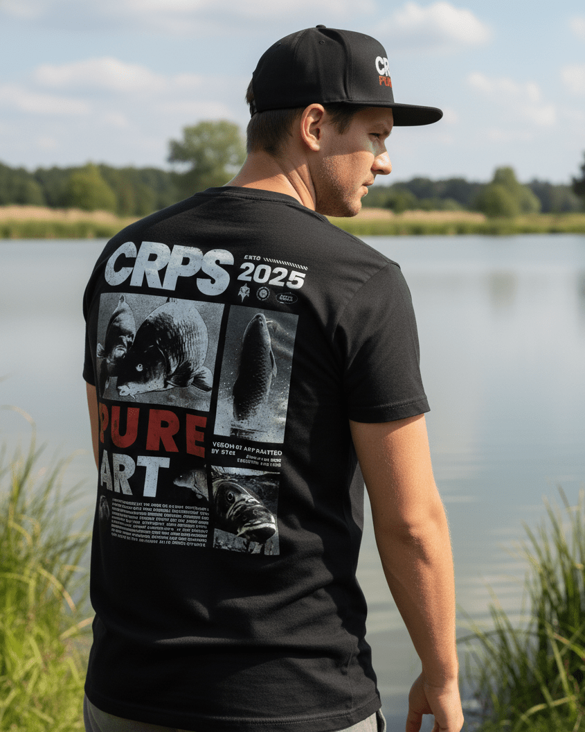 Karpfen Angeln mit CRPS PURE ART Prime T-Shirt - CAST carpstylez