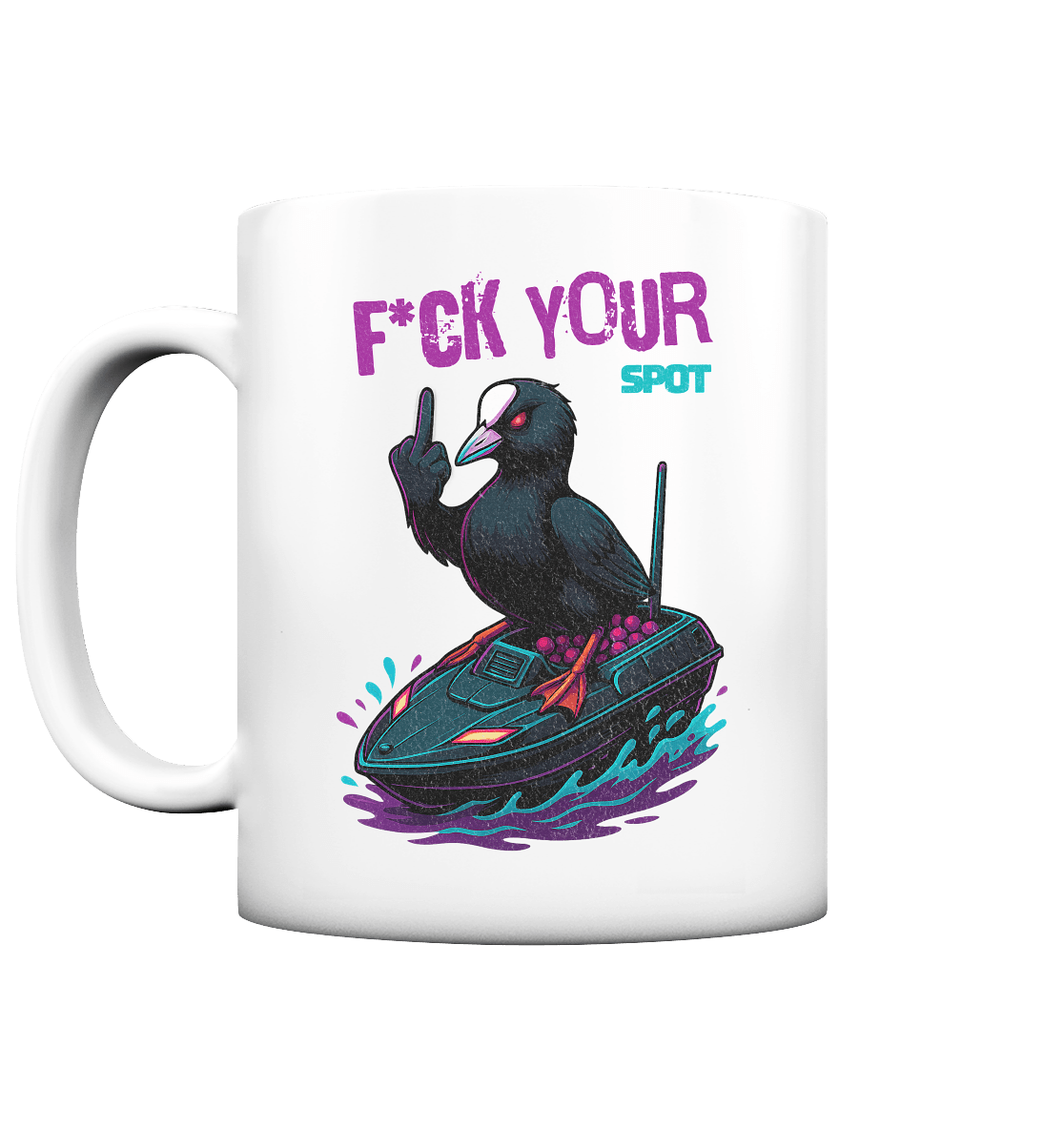 Karpfen Angeln mit F*CK YOUR SPOT Tasse matt - CAST carpstylez