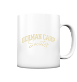 Karpfen Angeln mit GERMAN CARP Society Tasse matt - CAST carpstylez