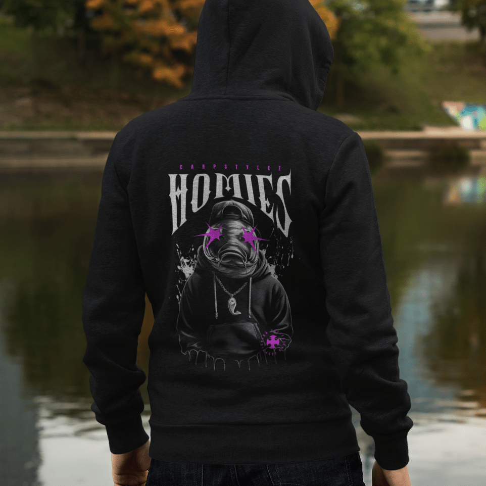 Karpfen Angeln mit HOMIES Prime Hoodie - CAST carpstylez