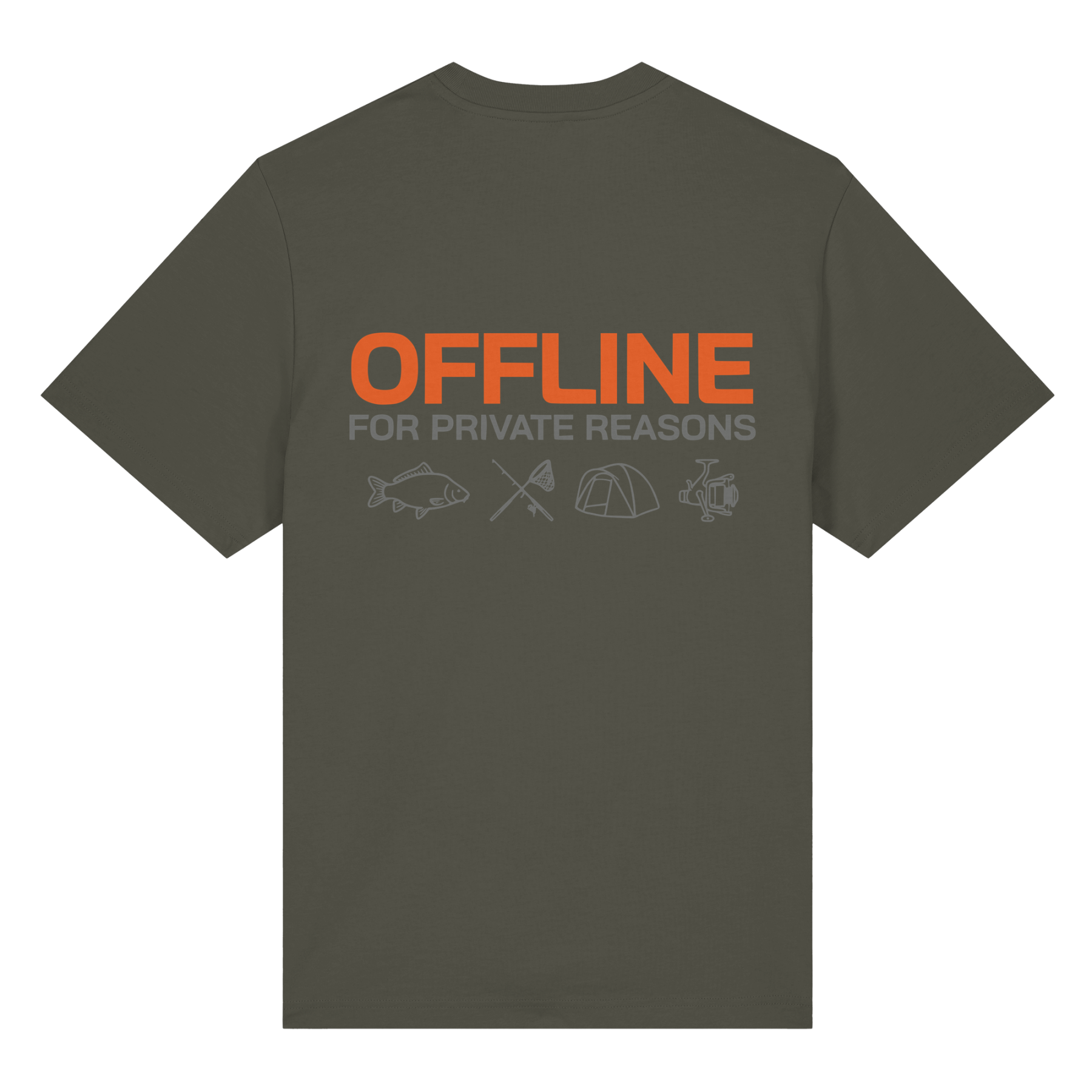 Karpfen Angeln mit OFFLINE Heavy T-Shirt - CAST carpstylez