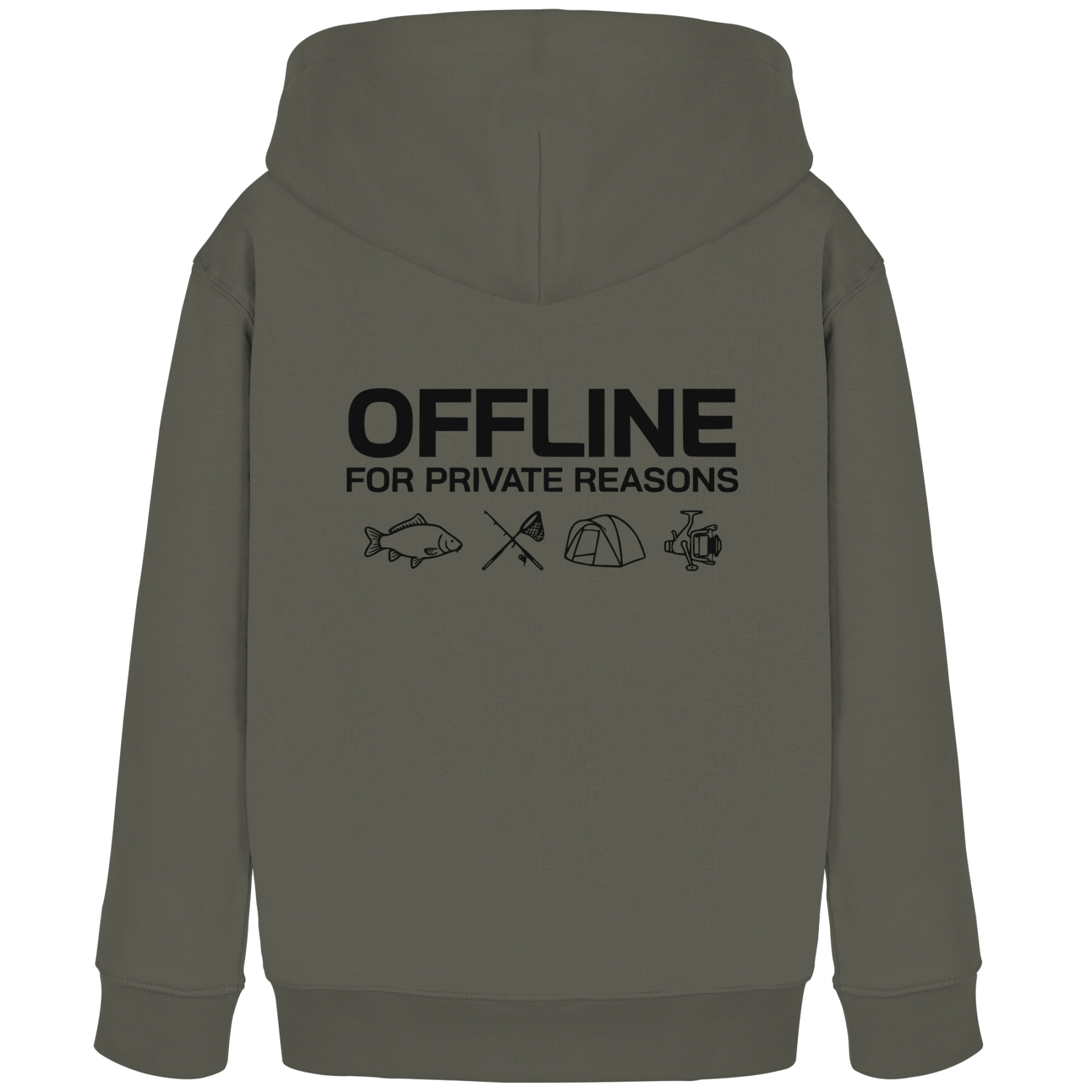 Karpfen Angeln mit OFFLINE Kids Prime Hoodie - CAST carpstylez