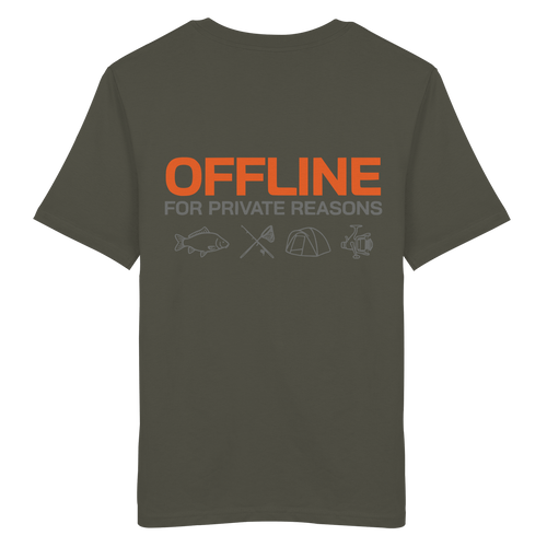 Karpfen Angeln mit OFFLINE Prime T-Shirt - CAST carpstylez