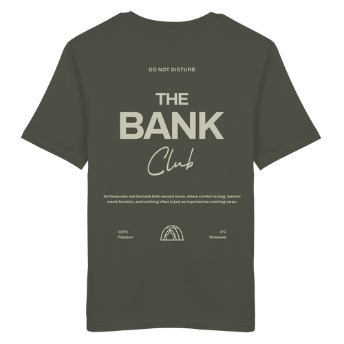 Karpfen Angeln mit THE BANK Club Prime Shirt | 180g Bio - Baumwolle - CAST carpstylez