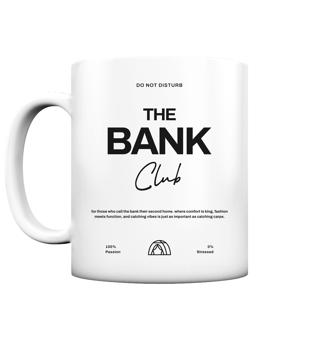 Karpfen Angeln mit The BANK Club Tasse matt - CAST carpstylez