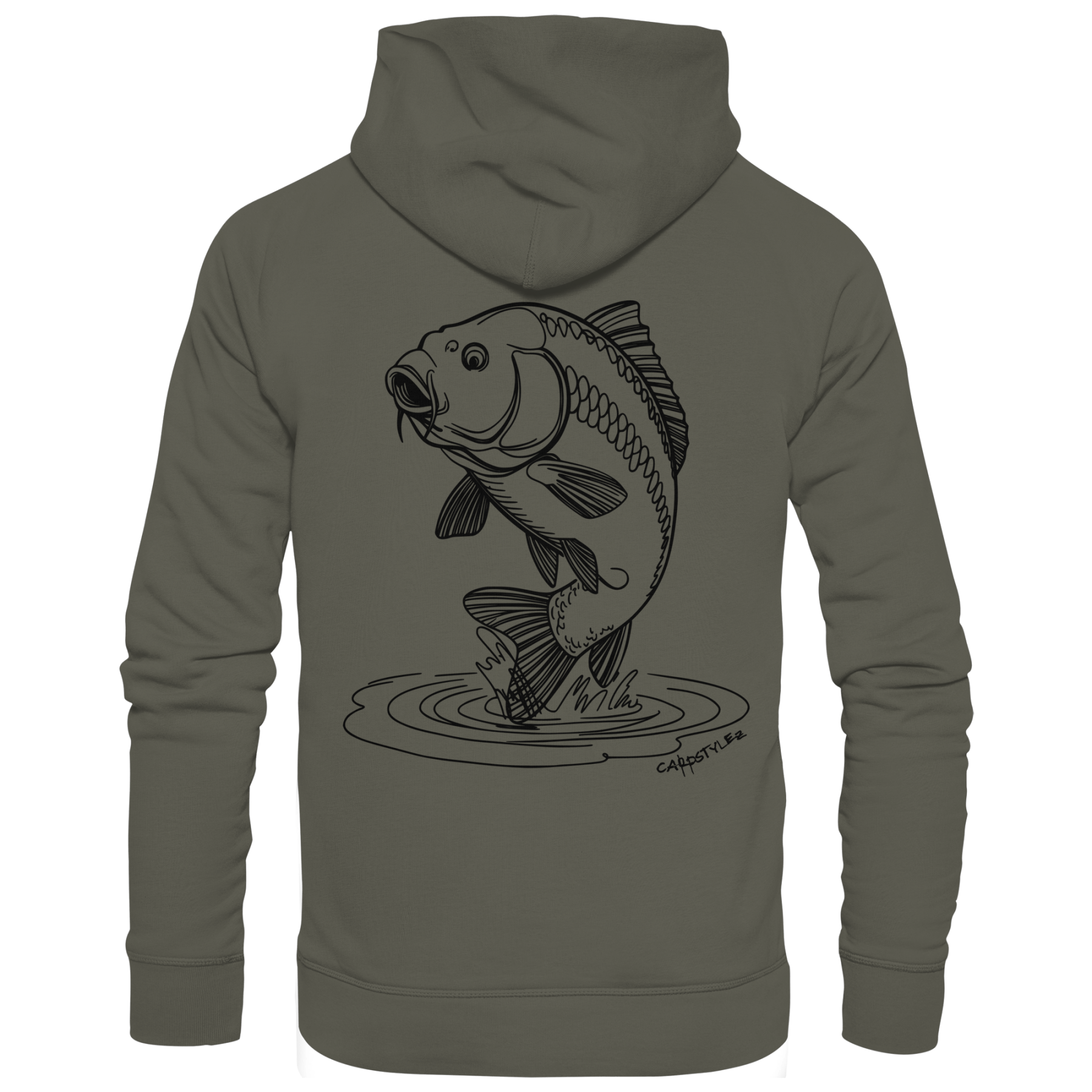 Karpfen Angeln mit THE RISE Prime Hoodie - CAST carpstylez