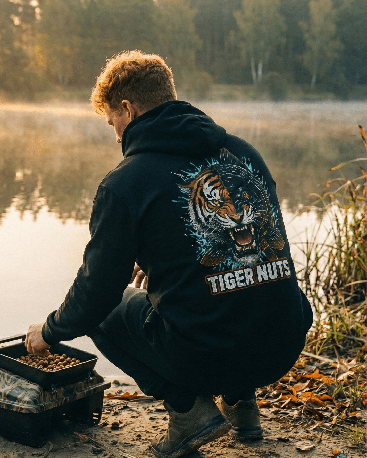 Karpfen Angeln mit TIGER NUTS Prime Hoodie - CAST carpstylez