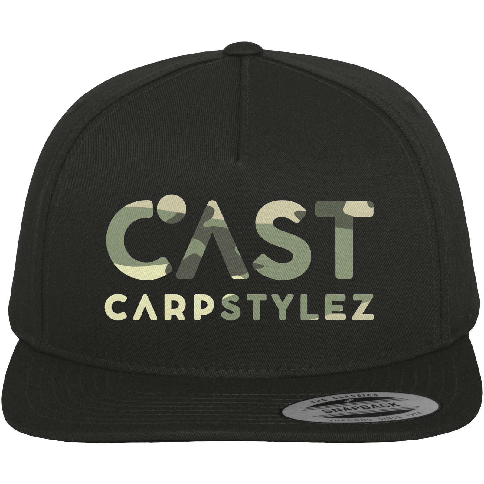 KING CARP CAMO Limited Edition Deluxe Cap Snapback - CAST carpstylez Karpfen Angeln
