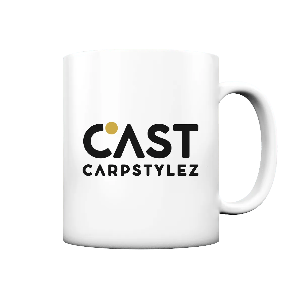 Karpfen Angeln mit KING CARP GOLD Tasse matt - CAST carpstylez