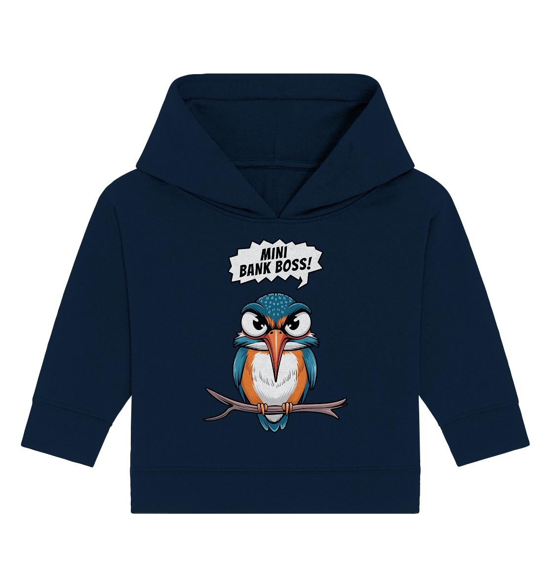 MINI BANK BOSS Baby Hoodie - carpstylez Karpfen Angeln