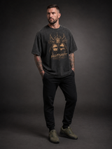 carpstylez „Nightshift“ Oversize-Shirt schwarz – Print-Detail