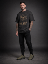 carpstylez „One Beep“ Oversize-Shirt schwarz – Print-Detail