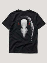 carpstylez Kids BLACKWATER COOT Shirt Black – Backprint Flatlay #farbe_black