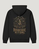 BANKSIDE RITUAL NS401 Hoodie Black – Flatlay Rückseite #farbe_black