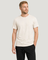 carpstylez LAC DE SAINT-CASSIEN Shirt Ivory – Vorderansicht am Model, Front clean #farbe_ivory