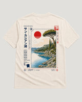 carpstylez LAC DE SAINT-CASSIEN Shirt Ivory – Backprint Flatlay #farbe_ivory
