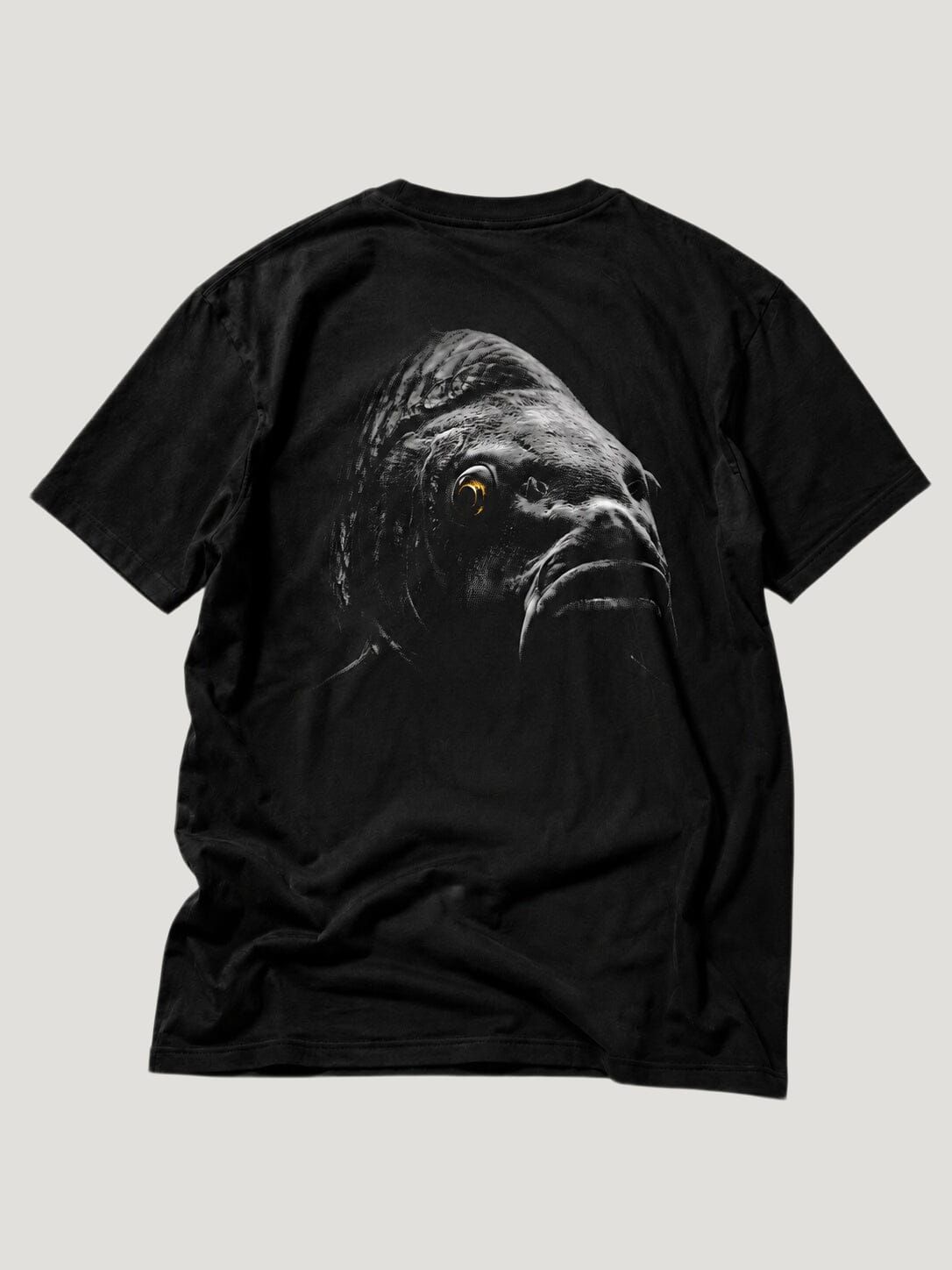 BLACKWATER CARP Kids Shirt Schwarz – Backprint, Flatlay #farbe_black