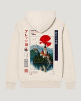 LAKE BLED NS401 Hoodie Ivory – Flatlay Rückseite #farbe_ivory