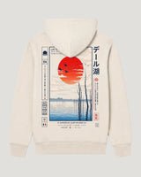 LAC DU DER NS401 Hoodie Ivory – Flatlay Rückseite #farbe_ivory