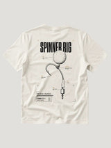 carpstylez THE RIGS Spinner Rig Shirt Ivory – Backprint, Karpfen-Streetwear _var_ivory #farbe_ivory