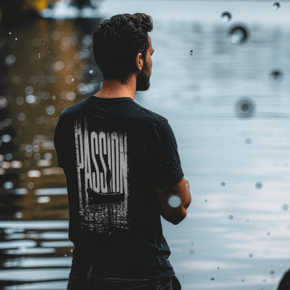 Karpfen Angeln mit PASSION Prime T-Shirt - CAST carpstylez