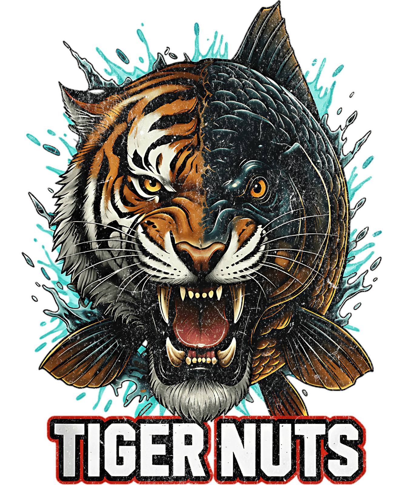 Karpfen Angeln TIGER NUTS Heavy T-Shirt - CAST carpstylez