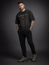carpstylez „Waterline Cult“ Oversize-Shirt schwarz – Print-Detail