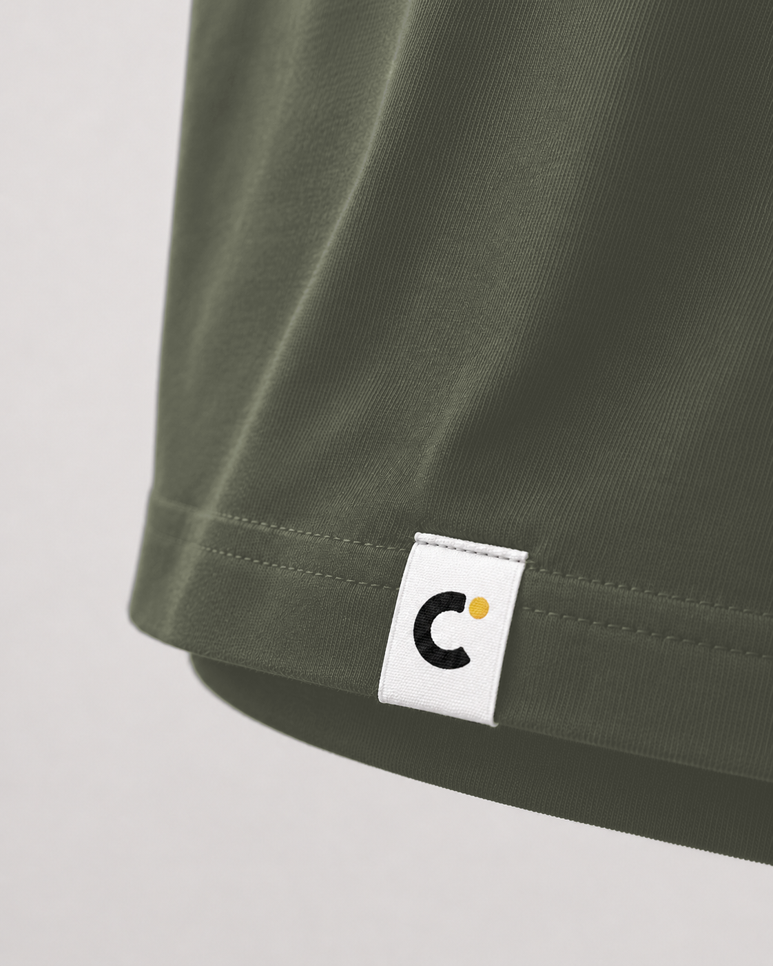 carpstylez Nackenlabel khaki, in Hamburg eingepresst